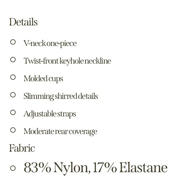 NWT La Blanca Island Goddess Twist Keyhole One Piece One Pieces